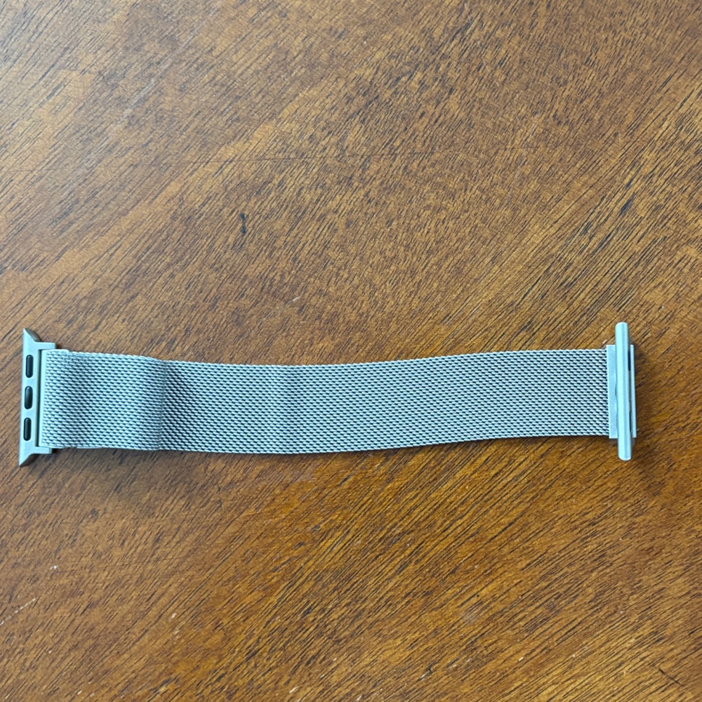 Silver Mesh Watch Band